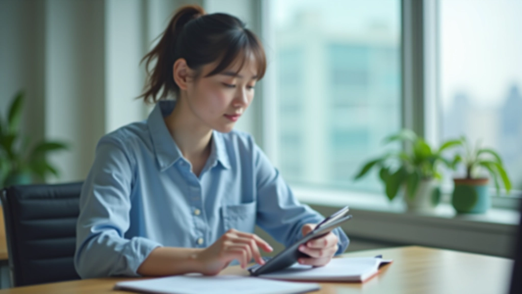 Person reviewing transportation budget on notebook with calculator and transit map